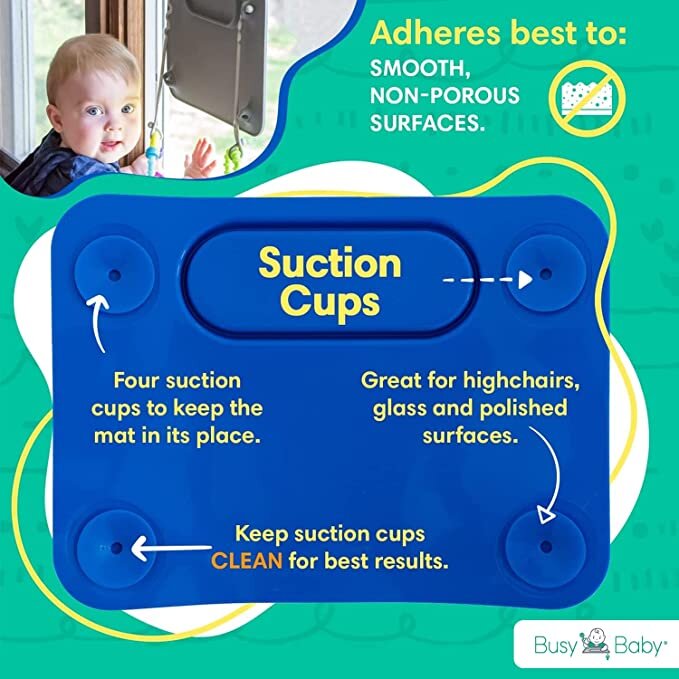 NEW! - Busy Baby Silicone Placemat